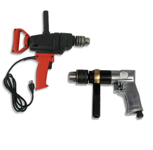 Air Drill and Electric Drill